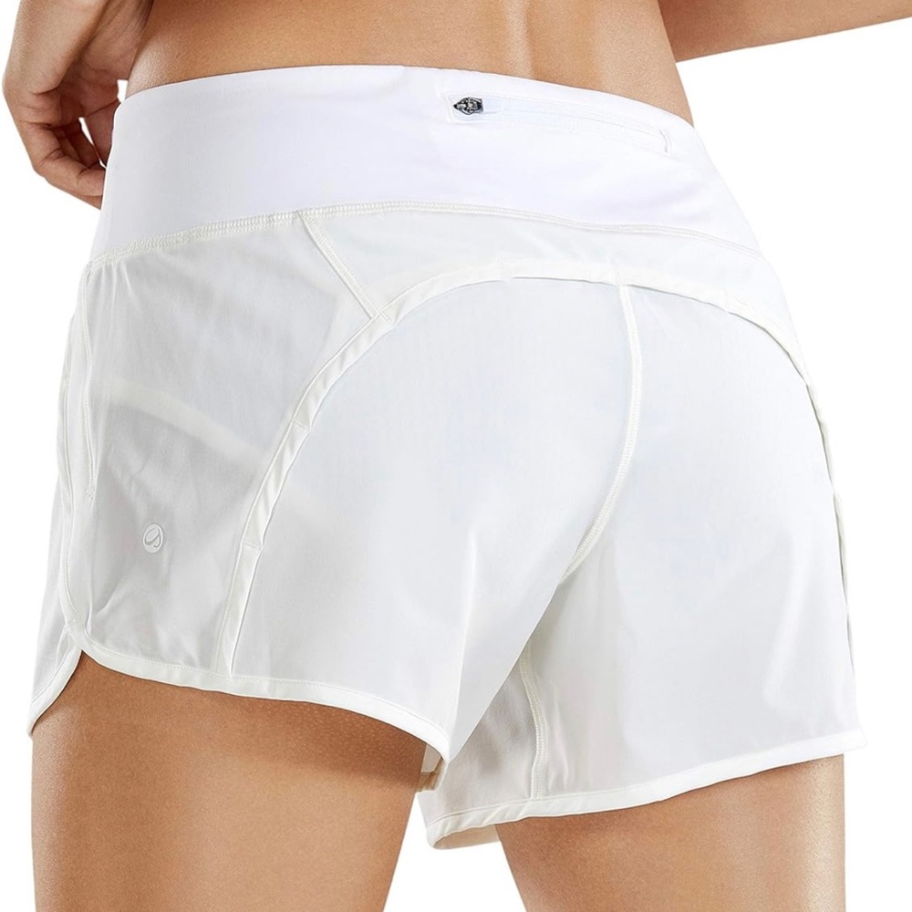 White running shorts